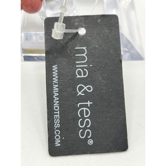 NWT! Mia & Tess Beaded Suede Illusion Mauve 9.5" Bracelet! - Picture 4 of 16